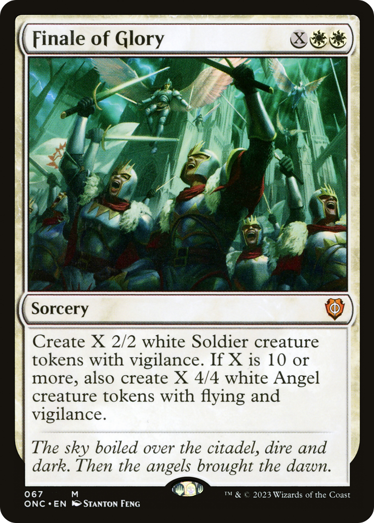 {R} Finale of Glory [Phyrexia: All Will Be One Commander][ONC 067]