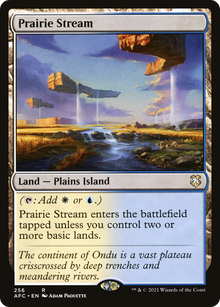 {R} Prairie Stream [Dungeons & Dragons: Adventures in the Forgotten Realms Commander][AFC 256]