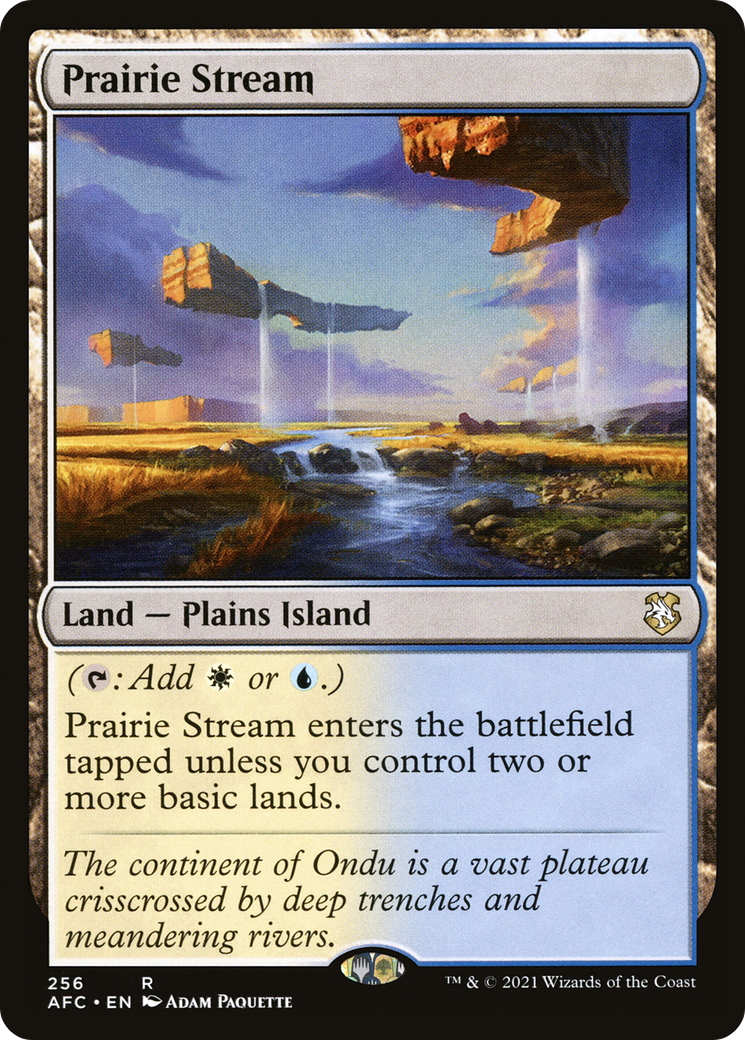 {R} Prairie Stream [Dungeons & Dragons: Adventures in the Forgotten Realms Commander][AFC 256]