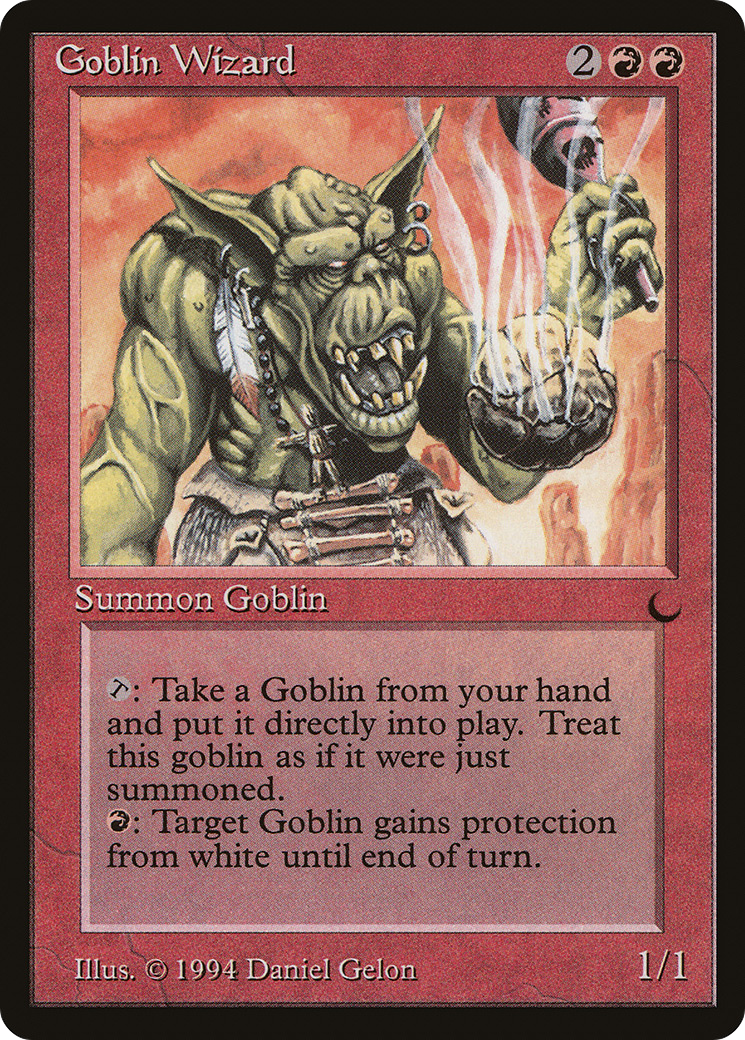 {R} Goblin Wizard [The Dark][DRK 069]