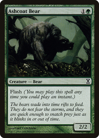 {C} Ashcoat Bear [Time Spiral][TSP 190]