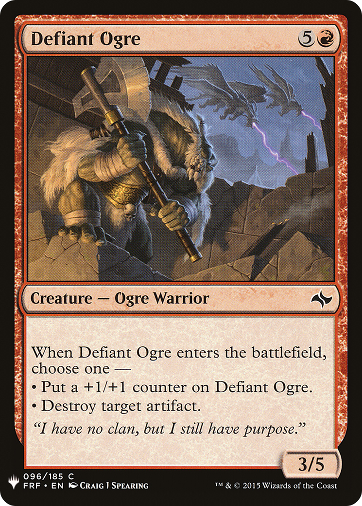 {C} Defiant Ogre [Mystery Booster][LS FRF 096]