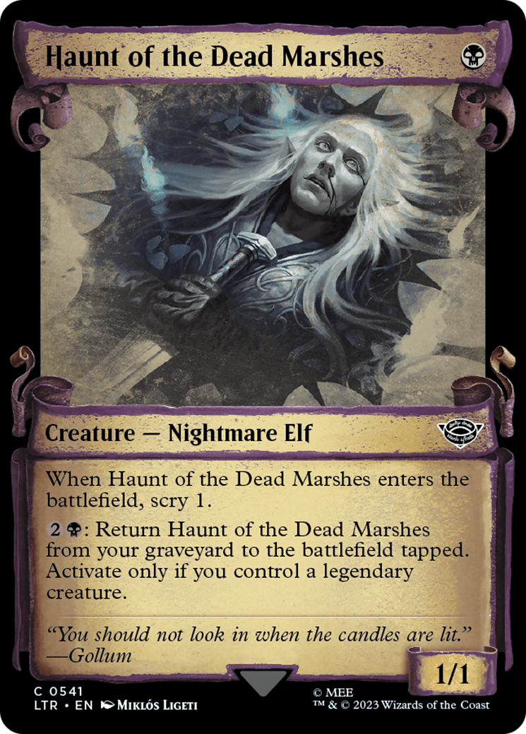 {C} Haunt of the Dead Marshes [The Lord of the Rings: Tales of Middle-Earth Showcase Scrolls][LTR 541]
