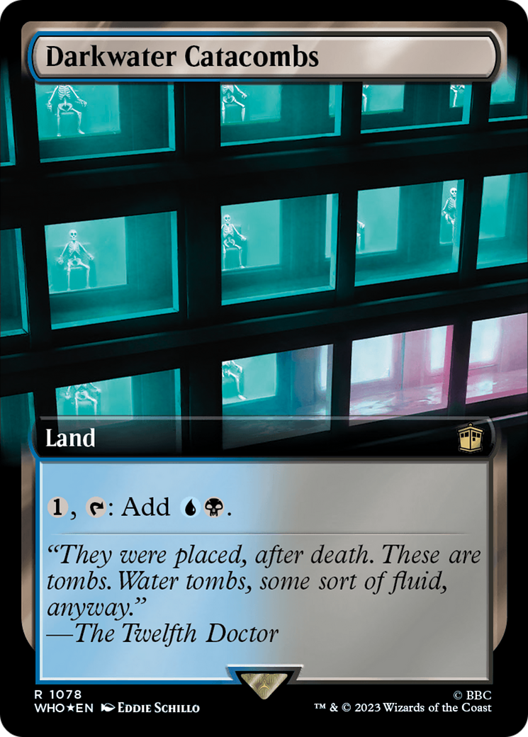 {R} Darkwater Catacombs (Extended Art (Surge Foil) [Doctor Who][WHO 1078]