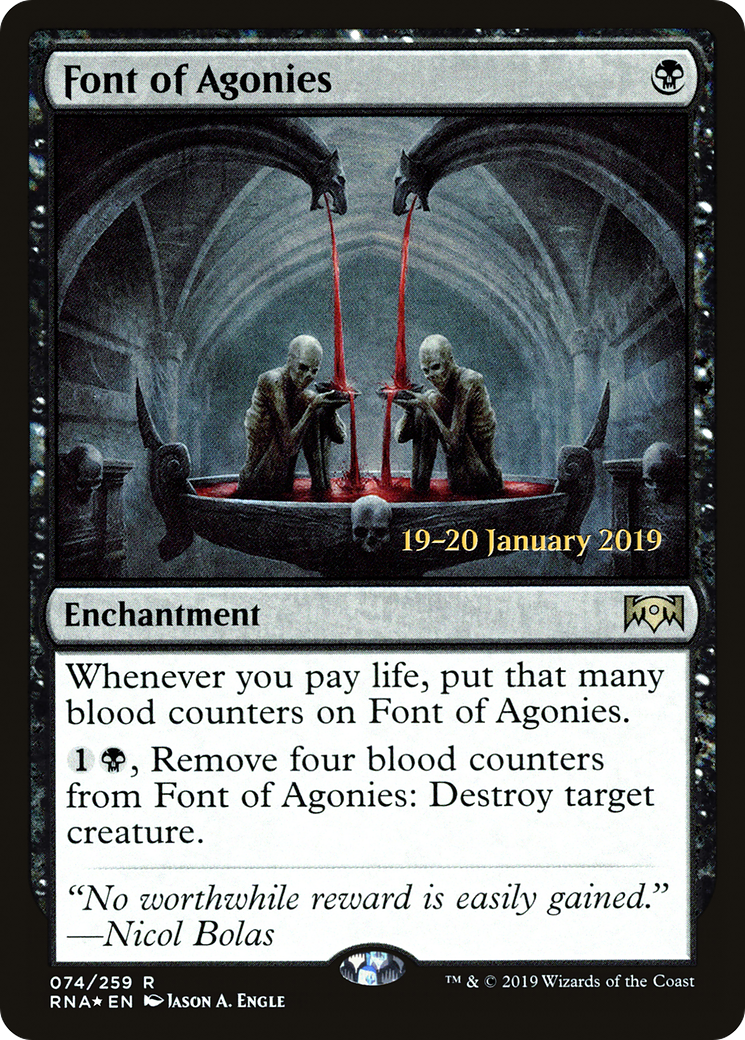 {R} Font of Agonies [Ravnica Allegiance Prerelease Promos][PR RNA 074]