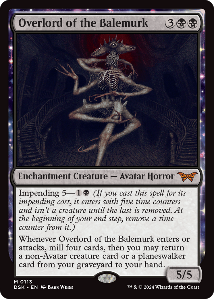 {@R} Overlord of the Balemurk [Duskmourn: House of Horror][DSK 113]