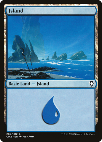 {B}[CM2 287] Island (287) [Commander Anthology Volume II]