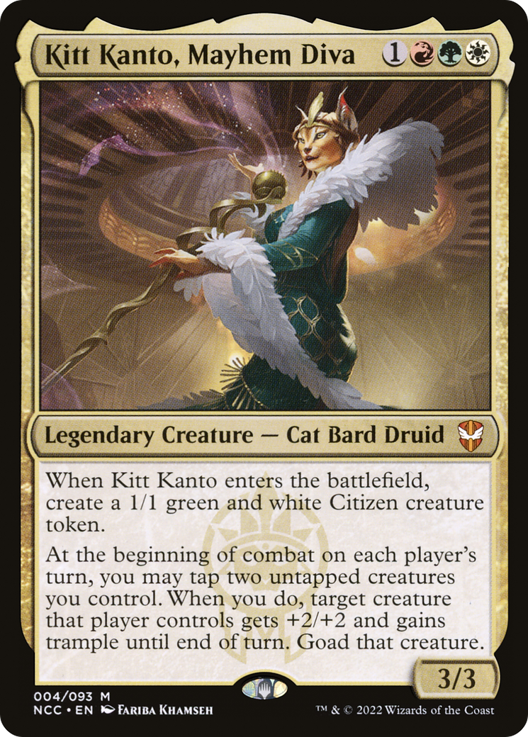 {R} Kitt Kanto, Mayhem Diva [Streets of New Capenna Commander][NCC 004]