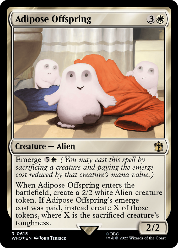 {R} Adipose Offspring (Surge Foil) [Doctor Who][WHO 615]