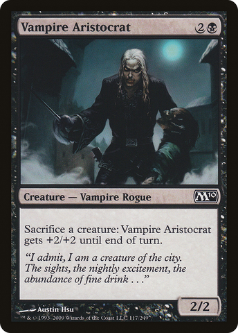 {C} Vampire Aristocrat [Magic 2010][M10 117]