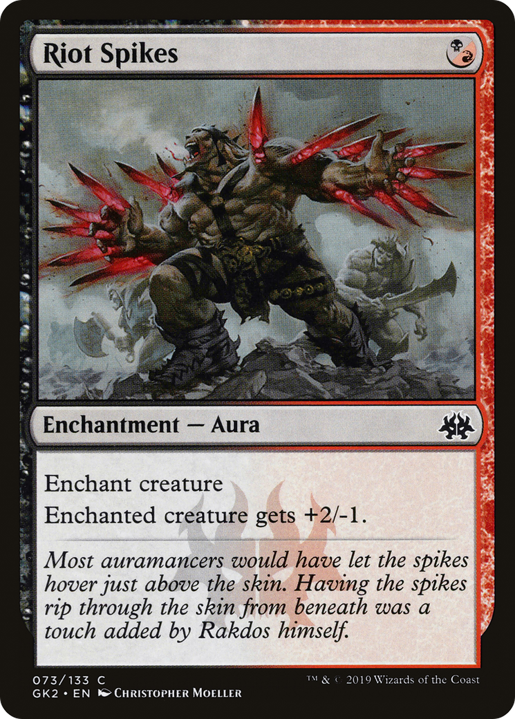 {C} Riot Spikes [Ravnica Allegiance Guild Kit][GK2 073]
