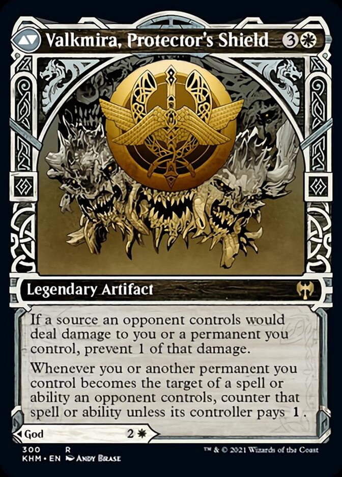 {R} Reidane, God of the Worthy // Valkmira, Protector's Shield (Showcase) [Kaldheim][KHM 300]