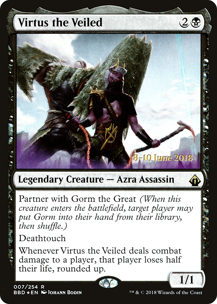 {R} Virtus the Veiled [Battlebond Prerelease Promos][PR BBD 007]