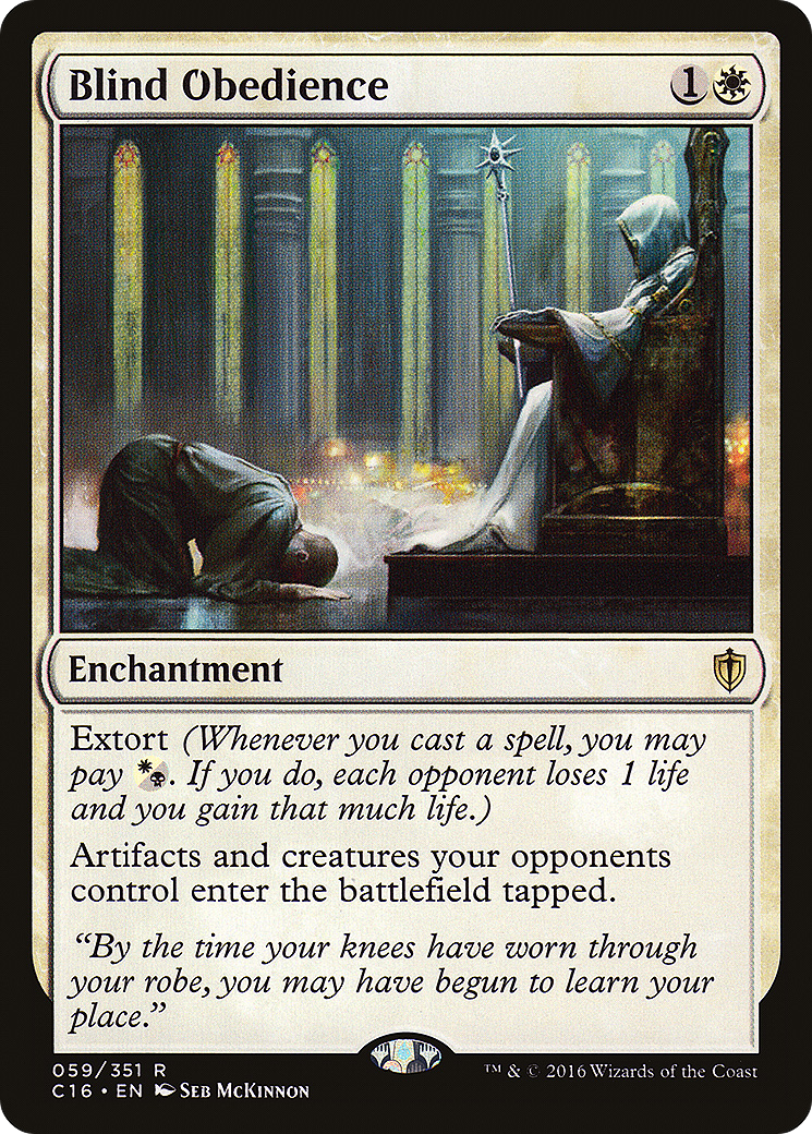 {R} Blind Obedience [Commander 2016][C16 059] - Misty Mountain Games