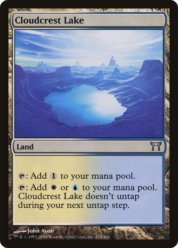 {C} Cloudcrest Lake [Champions of Kamigawa][CHK 274]