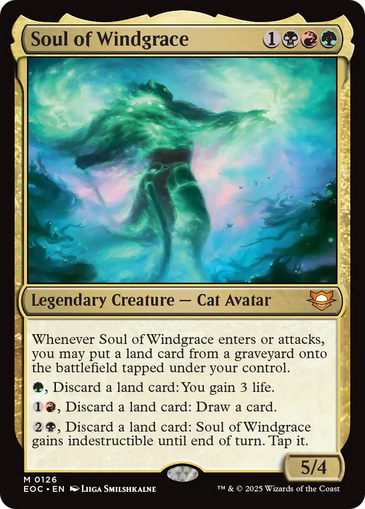 {@@ EOC R} Soul of Windgrace [Edge of Eternities Commander][EOC 126]