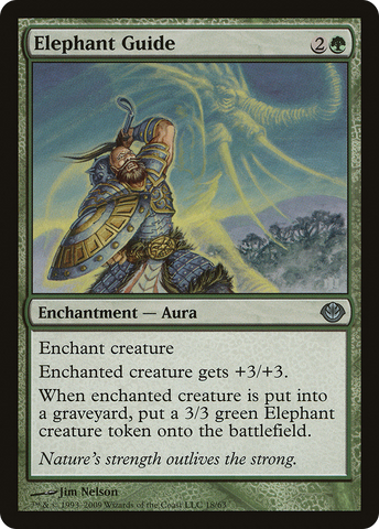 {C} Elephant Guide [Duel Decks: Garruk vs. Liliana][DDD 018]