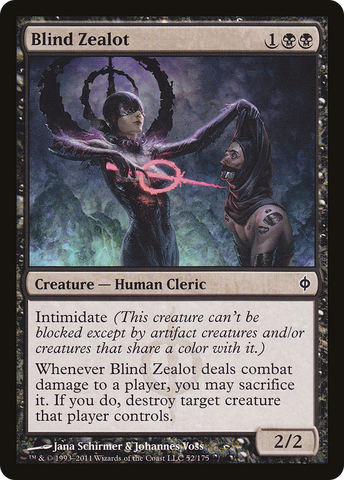 {C} Blind Zealot [New Phyrexia][NPH 052]