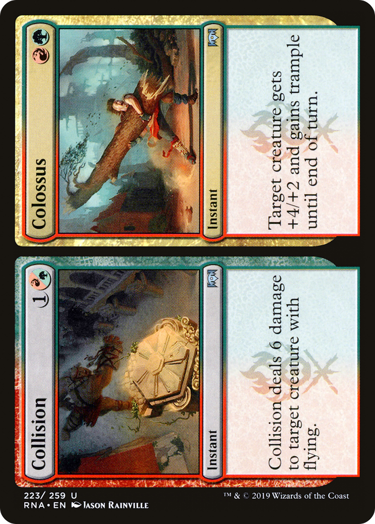 {C} Collision // Colossus [Ravnica Allegiance][RNA 223]
