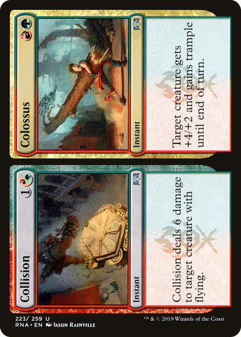 {C} Collision // Colossus [Ravnica Allegiance][RNA 223]