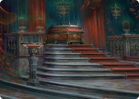 {A} Edgar Markov's Coffin Art Card [Innistrad: Crimson Vow Art Series][AVOW 060]