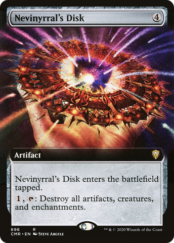 {R} Nevinyrral's Disk (Extended Art) [Commander Legends][CMR 696]