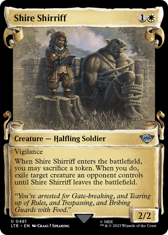 {C} Shire Shirriff [The Lord of the Rings: Tales of Middle-Earth Showcase Scrolls][LTR 481]
