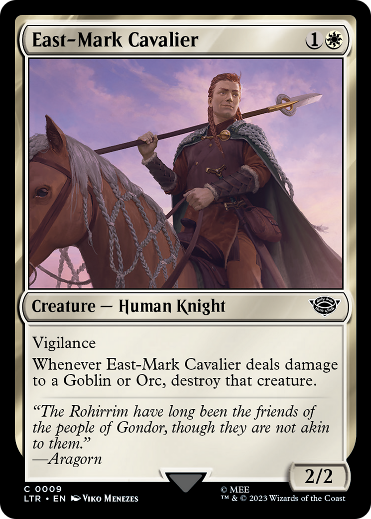 {C} East-Mark Cavalier [The Lord of the Rings: Tales of Middle-Earth][LTR 009]