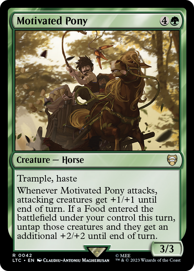 {R} Motivated Pony [The Lord of the Rings: Tales of Middle-Earth Commander][LTC 042]