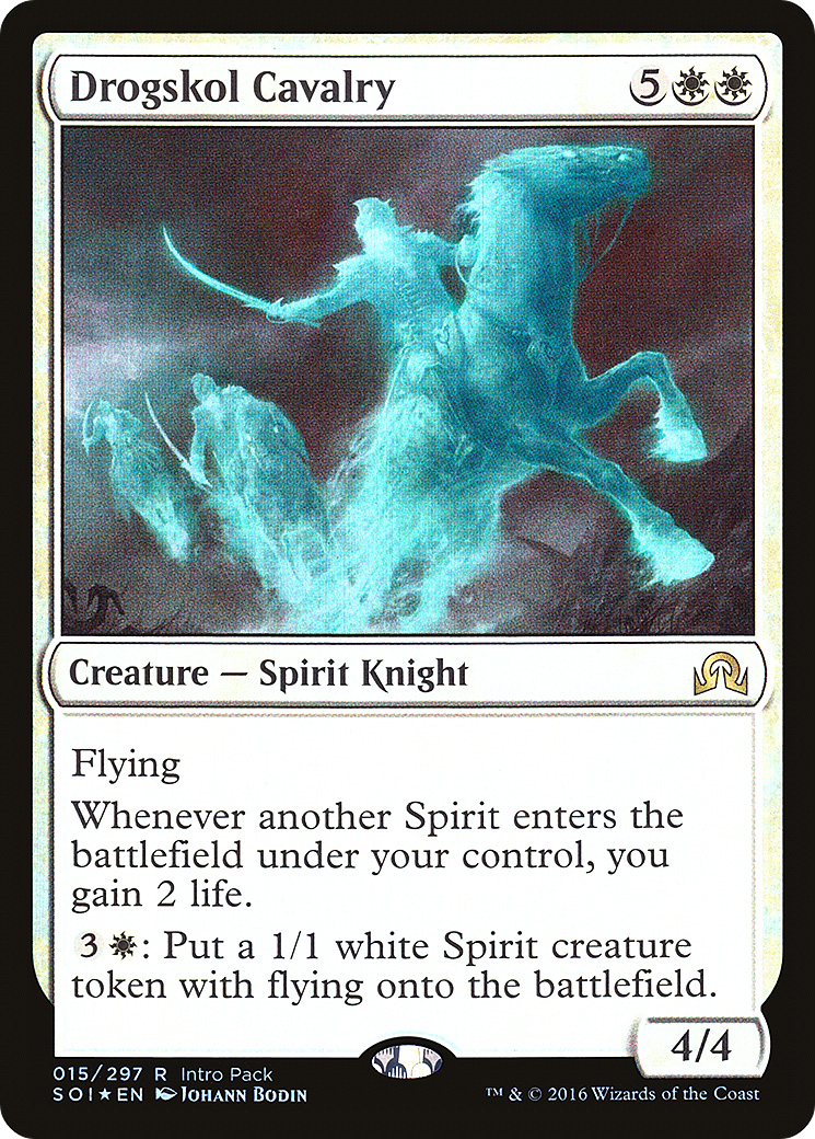 {R} Drogskol Cavalry (Intro Pack) [Shadows over Innistrad Promos][PA SOI 015]