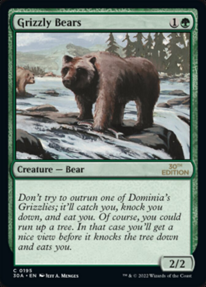 {C} Grizzly Bears [30th Anniversary Edition][30A 195]