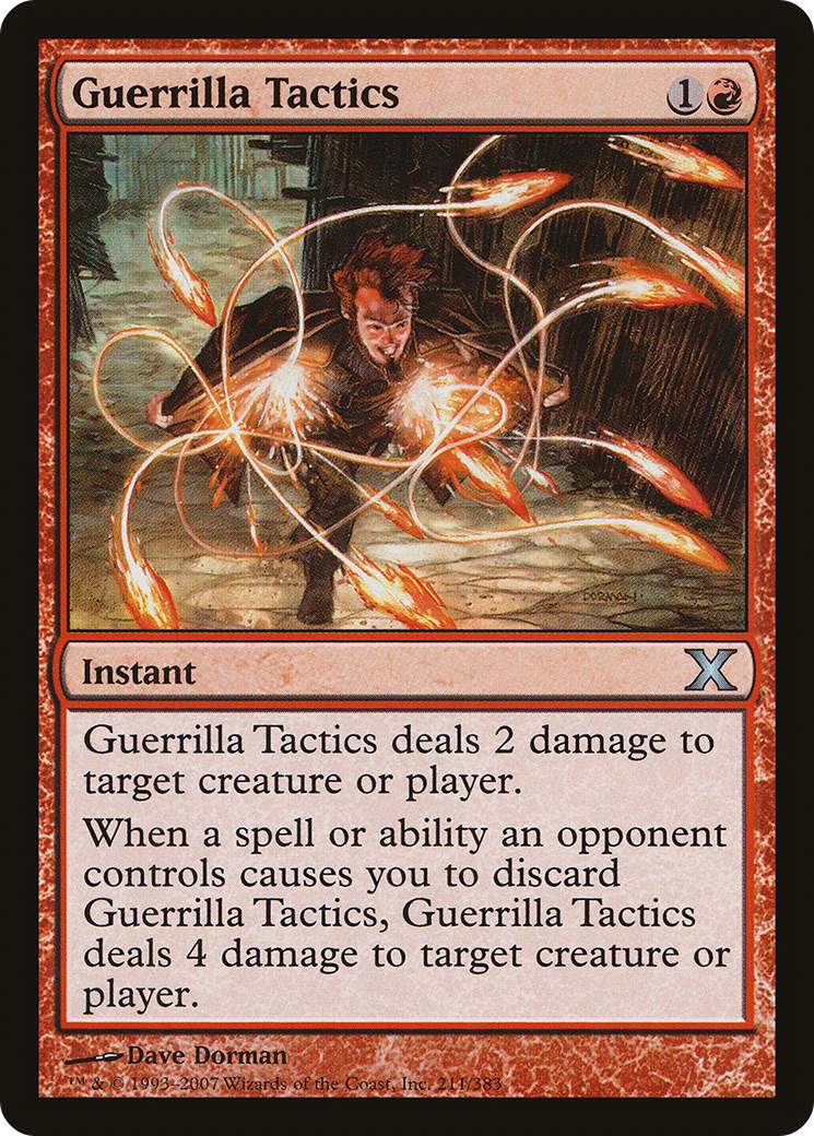 {C} Guerrilla Tactics [Tenth Edition][10E 211]
