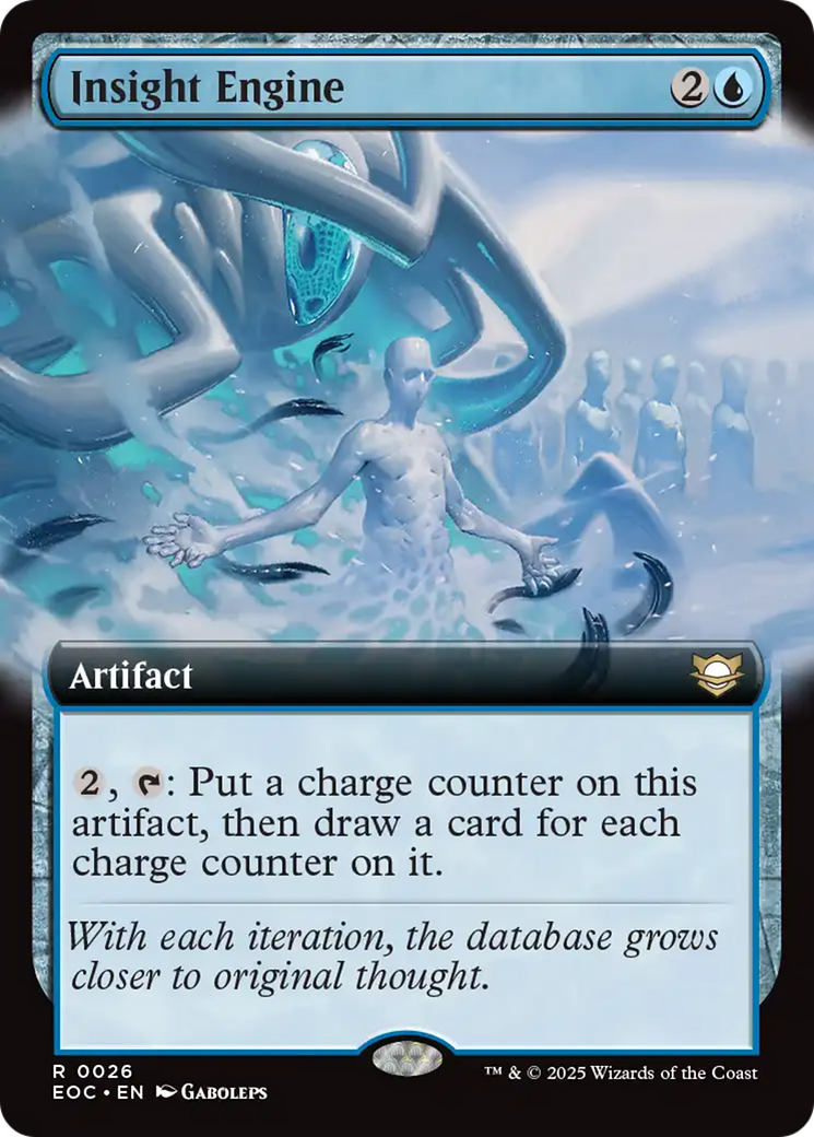 {@@ EOC R} Insight Engine (Extended Art) [Edge of Eternities Commander][EOC 026]