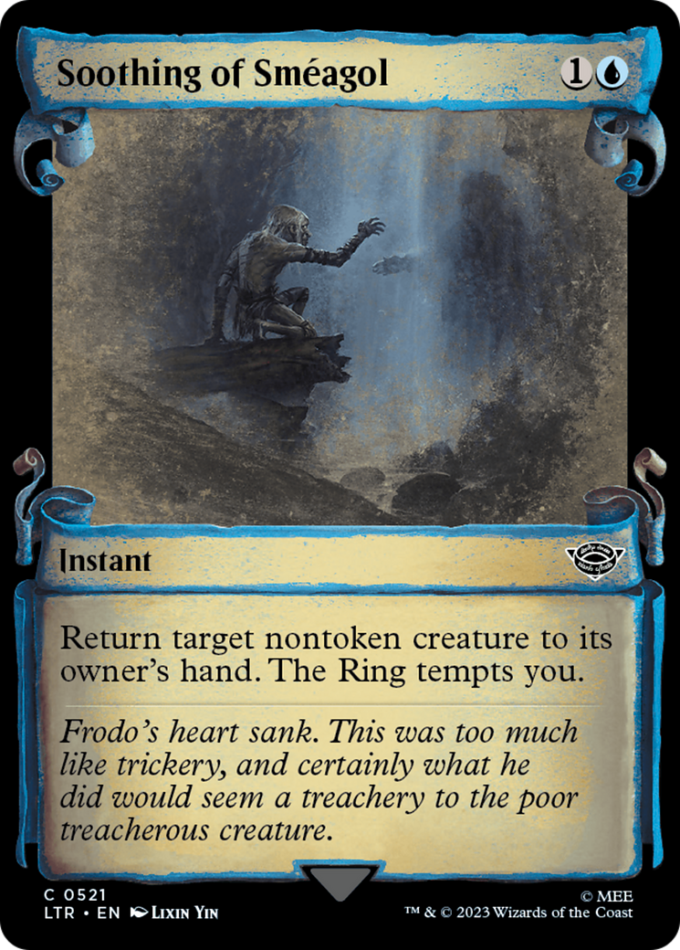 {C} Soothing of Smeagol [The Lord of the Rings: Tales of Middle-Earth Showcase Scrolls][LTR 521]