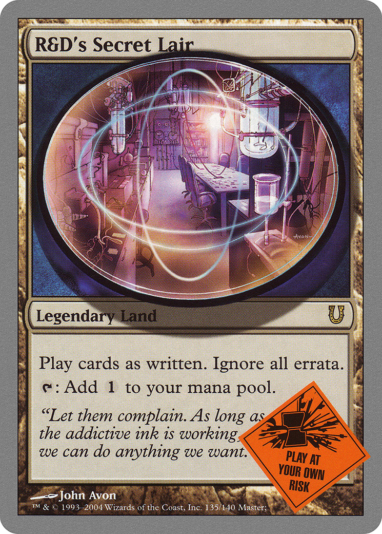 {R} R&D's Secret Lair [Unhinged][UNH 135]