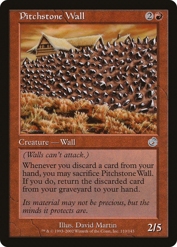 {C} Pitchstone Wall [Torment][TOR 110]