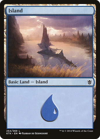 {B}[KTK 254] Island (254) [Khans of Tarkir]