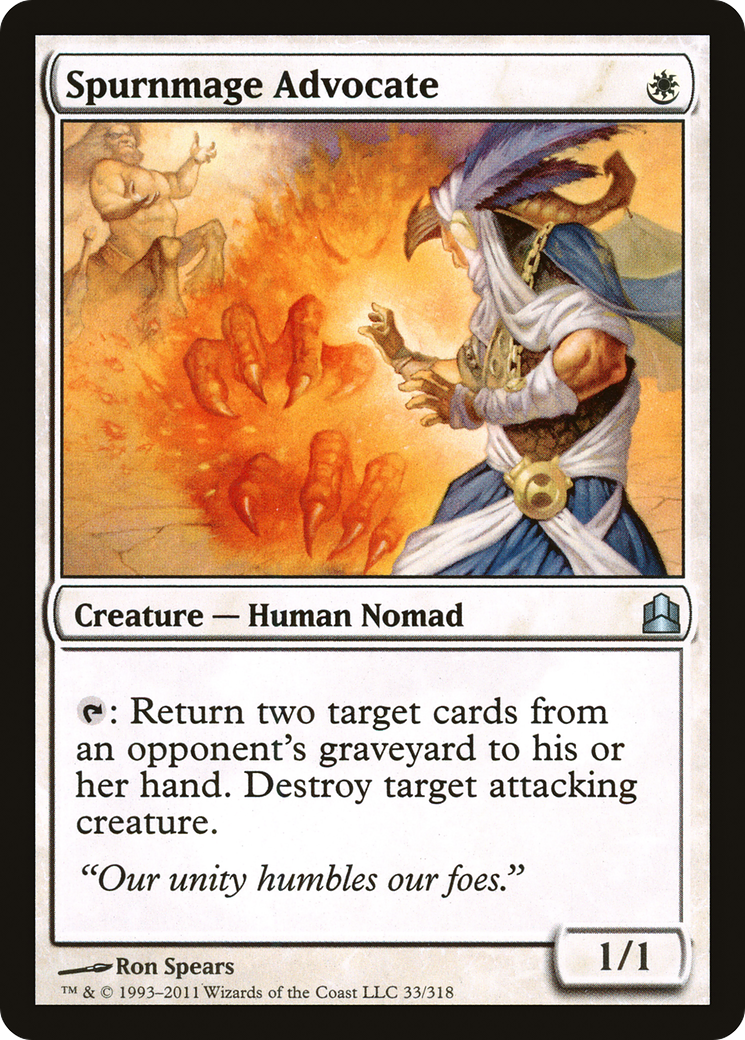 {C} Spurnmage Advocate [Commander 2011][CMD 033]