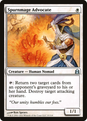 {C} Spurnmage Advocate [Commander 2011][CMD 033]