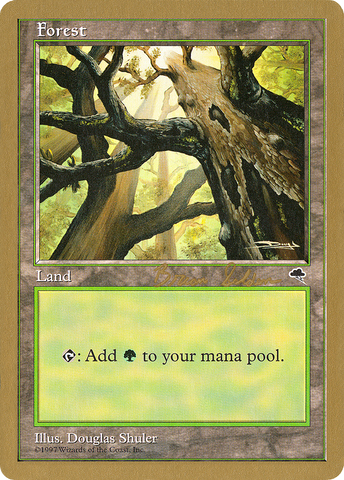 {B}[GB WC98 BS347] Forest (bs347) (Brian Selden) [World Championship Decks 1998]