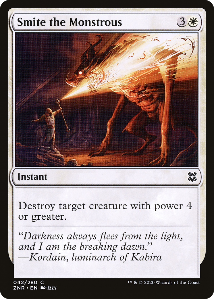 {C} Smite the Monstrous [Zendikar Rising][ZNR 042]