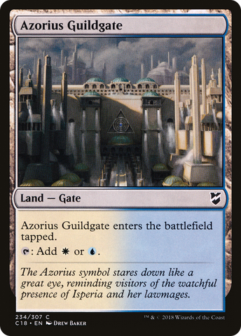 {C} Azorius Guildgate [Commander 2018][C18 234]