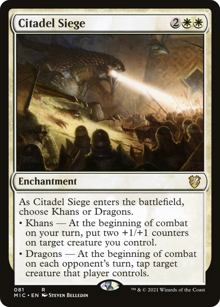 {R} Citadel Siege [Innistrad: Midnight Hunt Commander][MIC 081]