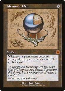{R} Mesmeric Orb (Schematic) [The Brothers' War Retro Artifacts][BRR 094]