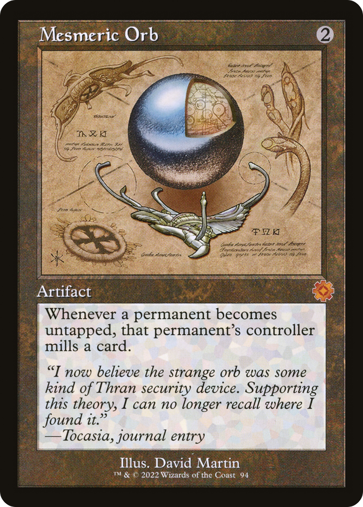 {R} Mesmeric Orb (Schematic) [The Brothers' War Retro Artifacts][BRR 094]
