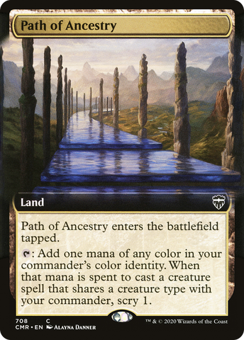 {C} Path of Ancestry (Extended Art) [Commander Legends][CMR 708]