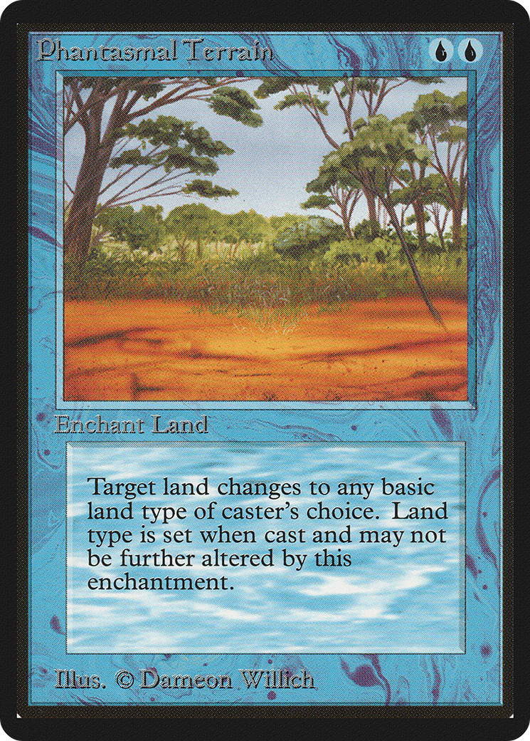 {C} Phantasmal Terrain [Beta Edition][LEB 069] - Misty Mountain Games