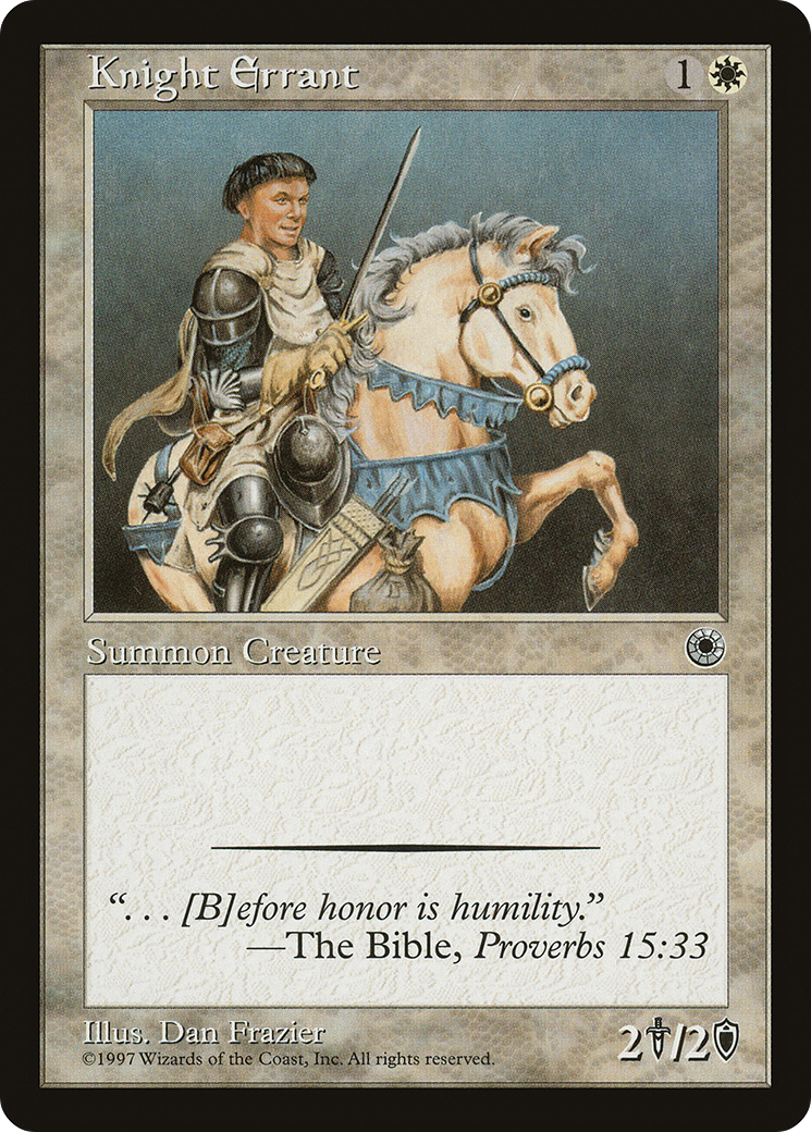 {C} Knight Errant [Portal][POR 020]