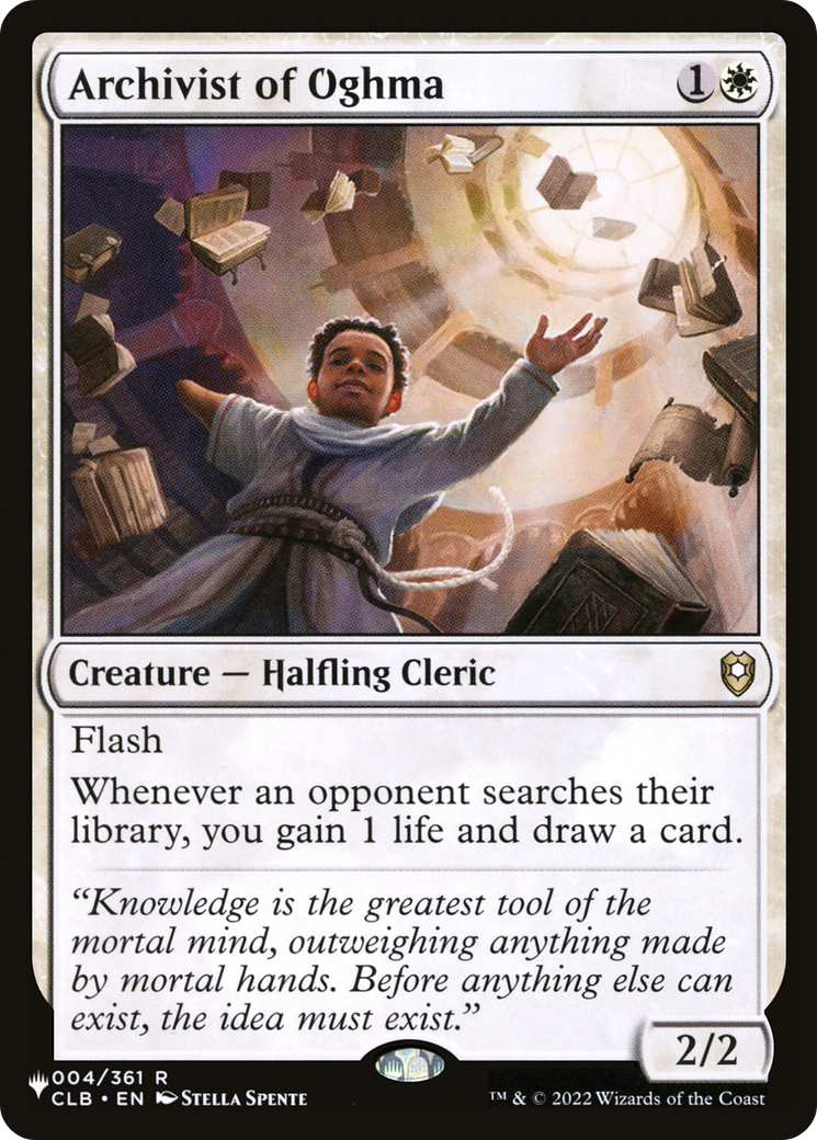 Archivist of Oghma [LIST 004/361]