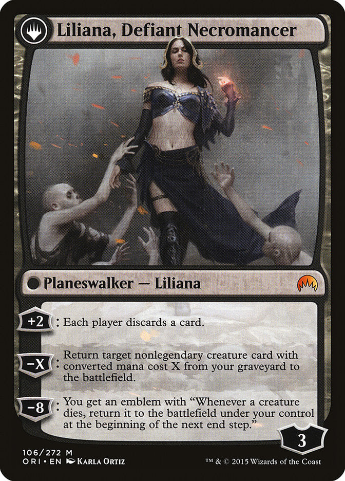 {R} Liliana, Heretical Healer // Liliana, Defiant Necromancer [Magic Origins][ORI 106] - Misty Mountain Games